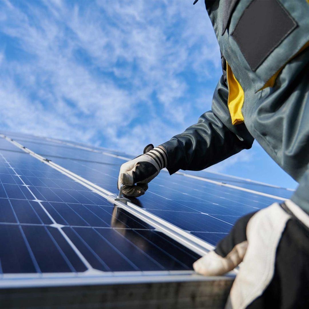 Photovoltaikanlageninstallation