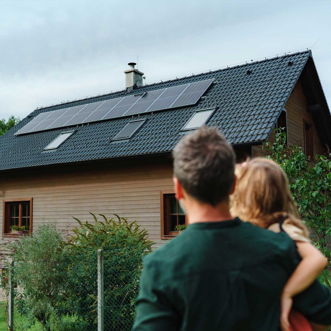 Photovoltaikanlage auf einem Dach